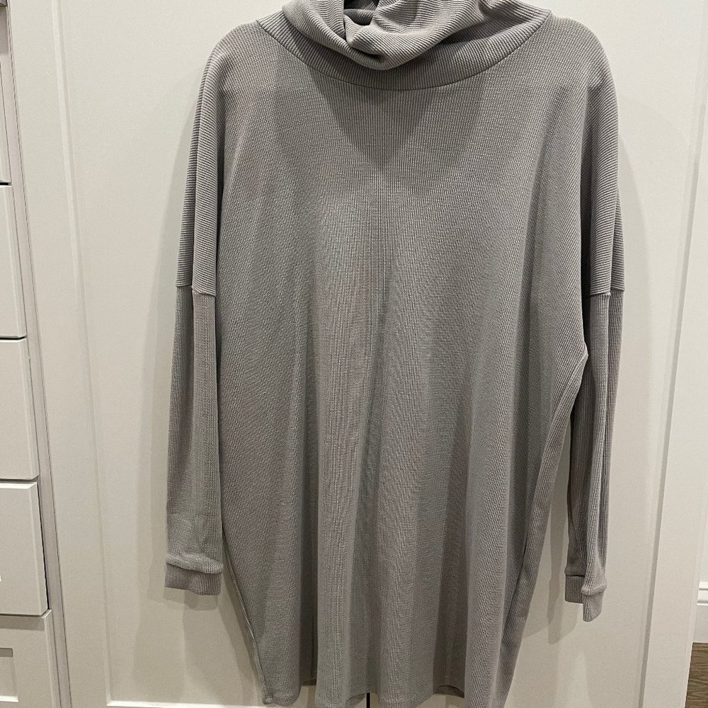 Knit Grey Sweater Dress